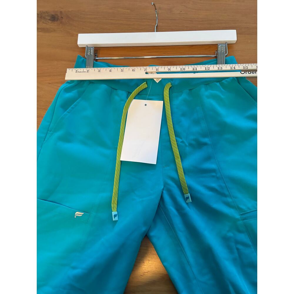 NWT Fabletics Scrub Jogger Pants Womens Medium Teal READ - Picture 4 of 8